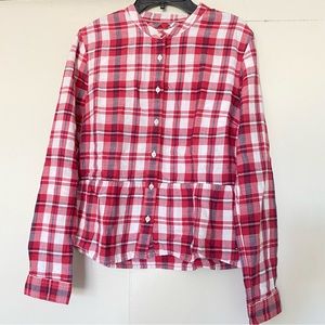 Tommy Hilfiger women’s shirt. Size M. Red and white.